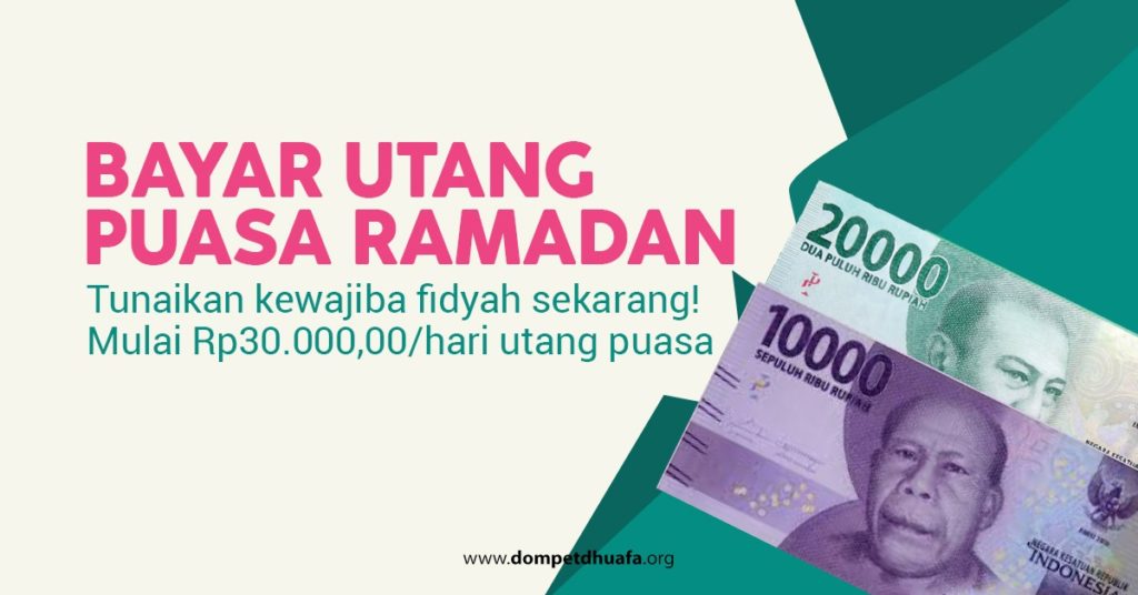 bayar fidyah puasa ramadhan di dompet dhuafa