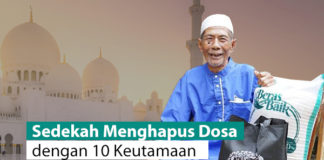 Keutamaan sedekah menghapus dosa