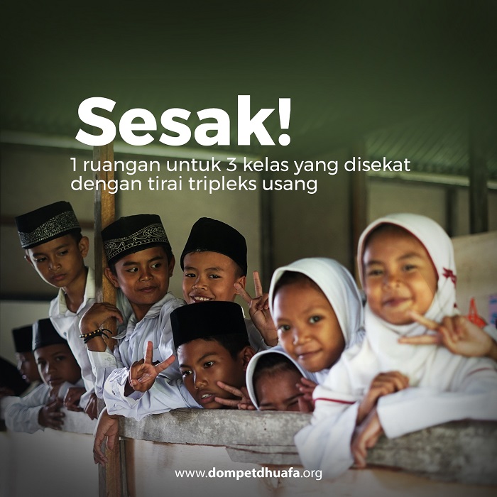 Zakat pendidikan untuk fisabilillah MI Nurul Huda Riau