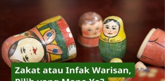 zakat atau infak harta warisan, pilih mana