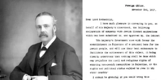 The Balfour Declaration