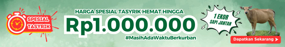 Harga Spesial Hari Tasyrik, Dapatkan Potongan Harga Sapi Jantan hingga 1 Juta Rupiah